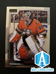2020-21 O-Pee-Chee Platinum John Gibson #32 Base Card